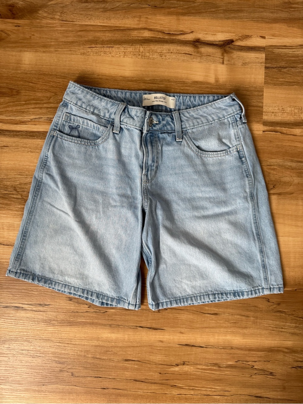 Hollister Light Blue Denim Jean Shorts